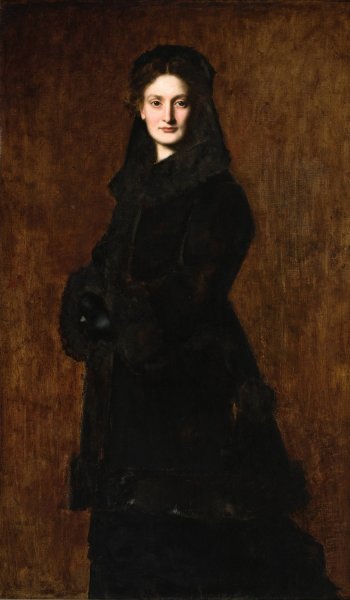 Portrait of Madame Paul Duchesne-Fournet  by Jean-Jacques Henner - Hand-Painted Oil Painting Reproduction