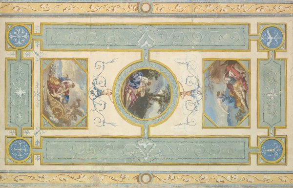 Main Product Photo of Study for a Ceiling Painting by Jean-Jacques Lagrenee