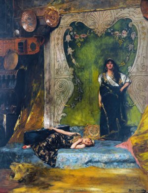 Afternoon Langour by Jean-Joseph-Benjamin Constant Oil Painting
