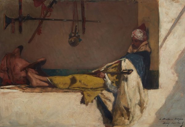 Main Product Photo of At Rest Painting by Jean-Joseph-Benjamin Constant