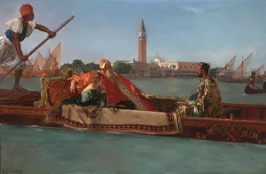 Doge Of Venice Oil painting by Jean-Joseph-Benjamin Constant