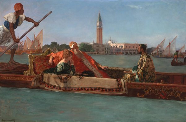 Main Product Photo of Doge Of Venice  Painting by Jean-Joseph-Benjamin Constant