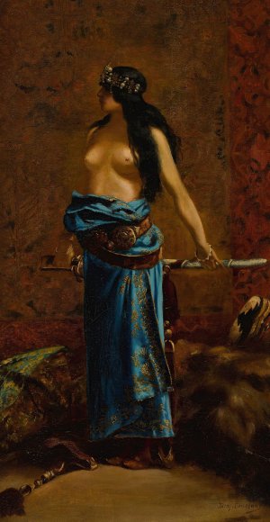 Judith by Jean-Joseph-Benjamin Constant Oil Painting