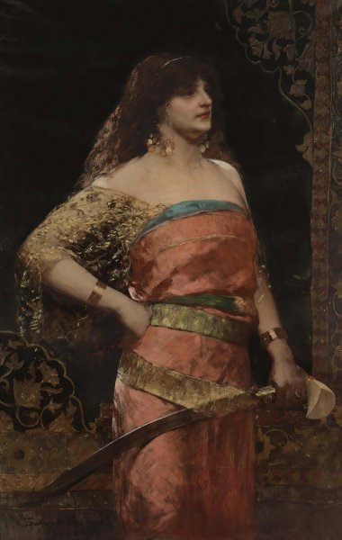 Main Product Photo of Judith Painting by Jean-Joseph-Benjamin Constant