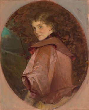 Mary Newton Foote Henderson by Jean-Joseph-Benjamin Constant Oil Painting