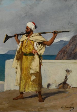 The Guard by Jean-Joseph-Benjamin Constant Oil Painting