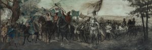 La Fete du Lendit by Jean Joseph Weerts Oil Painting