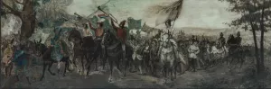 La Fete du Lendit Oil painting by Jean Joseph Weerts