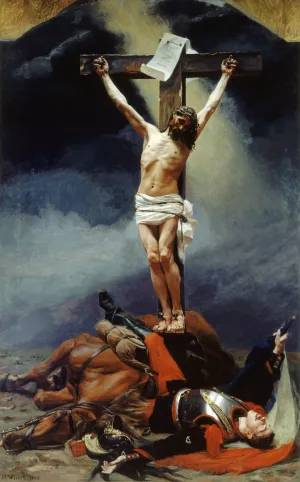 Pour l'Humanite, pour la Patrie by Jean Joseph Weerts Oil Painting