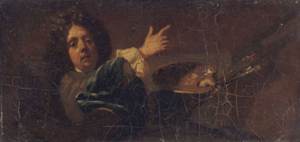 Autoportrait de Jean-Baptiste Jouvenet  by Jean Jouvenet - Hand-Painted Oil Painting Reproduction