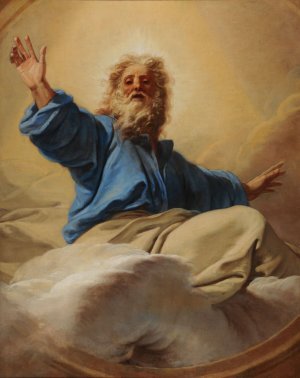 Le Pere Eternel by Jean Jouvenet Oil Painting