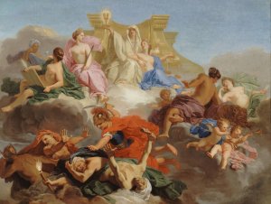Le Triomphe de la Justice by Jean Jouvenet Oil Painting