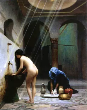 A Moorish Bath also known as Turkish Woman Bathing