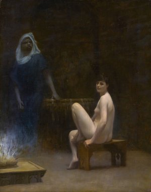 After The Bath by Jean-Leon Gerome Oil Painting