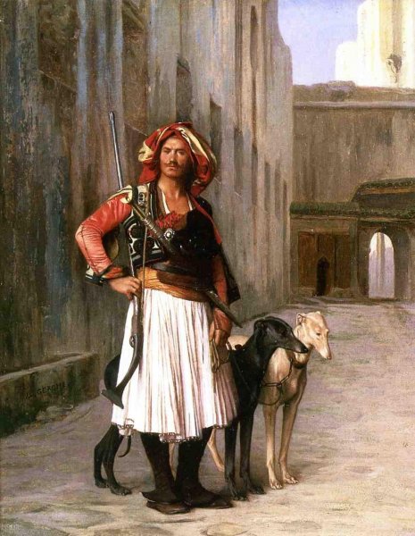 Main Product Photo of Arnaut from Cairo Painting by Jean-Leon Gerome