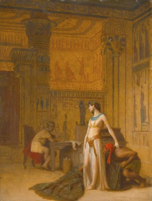 Cleopatre et Cesar by Jean-Leon Gerome Oil Painting