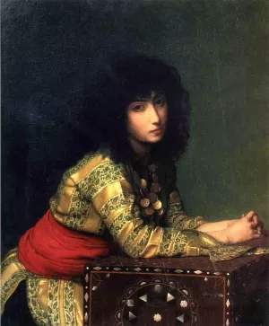 Egyptian Girl by Jean-Leon Gerome - Oil Painting Reproduction