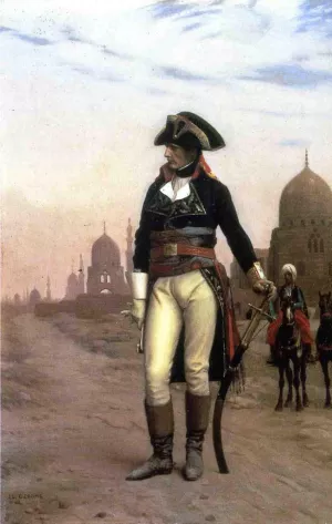 General Bonaparte in Cairo by Jean-Leon Gerome - Oil Painting Reproduction
