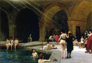 Grande Piscine de Brousse by Jean-Leon Gerome Oil Painting