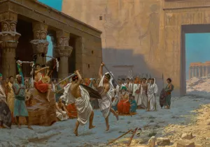 La Danse pyrrhique Oil painting by Jean-Leon Gerome