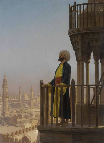 Le Muezzin by Jean-Leon Gerome - Hand-Painted Oil Painting Reproduction