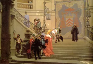 L'Eminence Grise by Jean-Leon Gerome - Oil Painting Reproduction