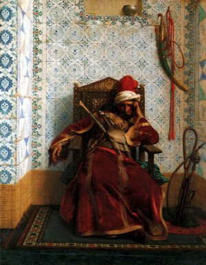 Markos Botsaris Oil painting by Jean-Leon Gerome