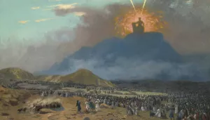Moses On Mount Sinai Oil painting by Jean-Leon Gerome