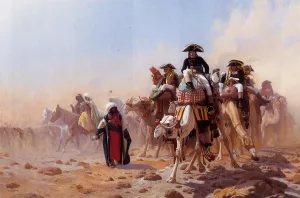 Napoleon and His General Staff painting by Jean-Leon Gerome