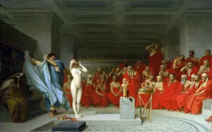 Phryne revealed before the Areopagus by Jean-Leon Gerome Oil Painting