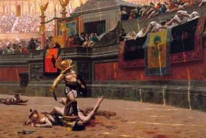 Pollice Verso by Jean-Leon Gerome Oil Painting