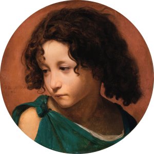 Portrait D'enfant by Jean-Leon Gerome Oil Painting