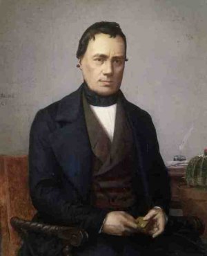 Portrait of a Gentleman, a Cactus Collector by Jean-Leon Gerome Oil Painting