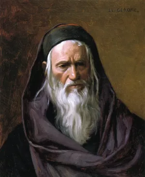 Portrait of a Shephardi by Jean-Leon Gerome Oil Painting