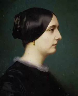 Portrait of Cecile Viter painting by Jean-Leon Gerome
