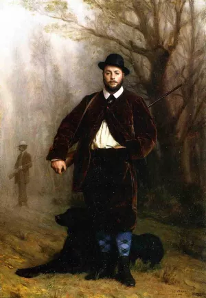 Portrait of M. Edouard Delessert by Jean-Leon Gerome Oil Painting