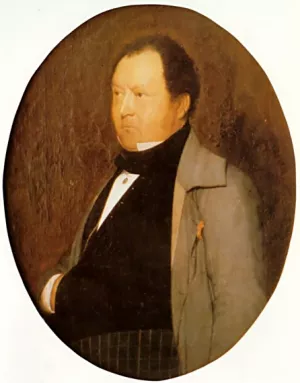 Portrait of M. Leblond by Jean-Leon Gerome Oil Painting