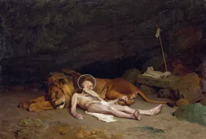 Saint Jerome by Jean-Leon Gerome Oil Painting