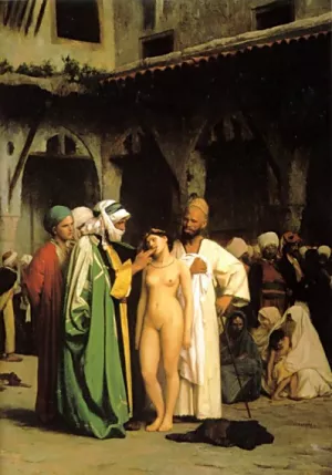 Slave Market by Jean-Leon Gerome Oil Painting