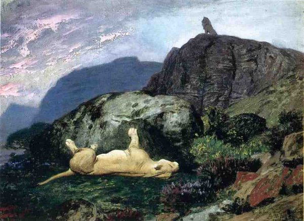 Spring in Arabia Study by Jean-Leon Gerome - Hand-Painted Oil Painting Reproduction