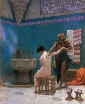 The Bath by Jean-Leon Gerome Oil Painting