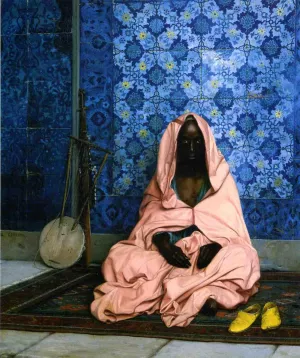 The Black Poet by Jean-Leon Gerome Oil Painting