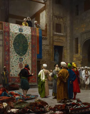 The Carpet Merchant by Jean-Leon Gerome Oil Painting
