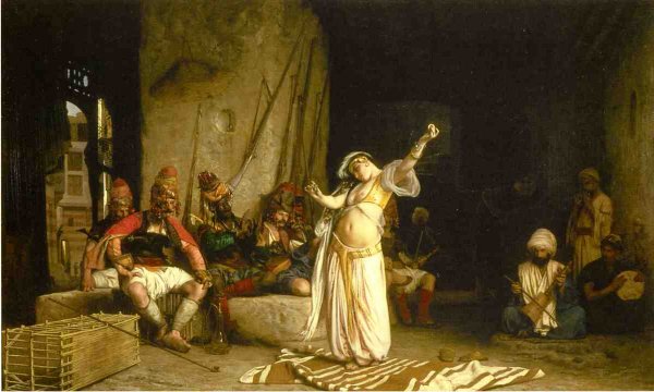 Main Product Photo of The Dance of the Almeh Painting by Jean-Leon Gerome