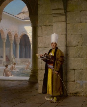 The Grand White Eunuch by Jean-Leon Gerome Oil Painting