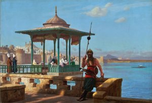 The Harem In The Kiosk by Jean-Leon Gerome Oil Painting