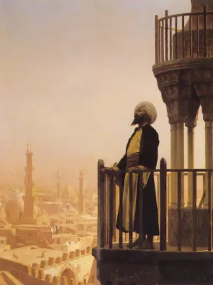 The Muezzin painting by Jean-Leon Gerome