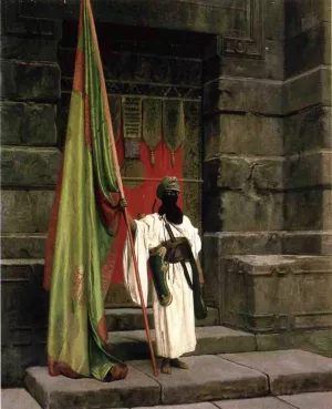 The Prophet's Standard (also known as The Standard Bearer) Oil painting by Jean-Leon Gerome