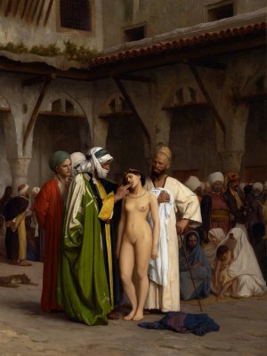 The Slave Market by Jean-Leon Gerome Oil Painting