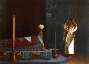 The Sorrow of Akhbar Oil painting by Jean-Leon Gerome